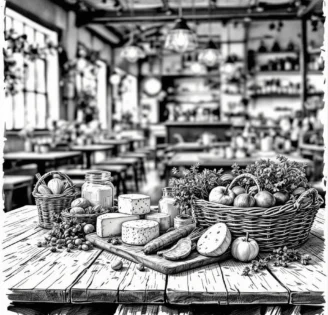 Cafe meme ingredienti locali