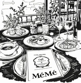 menu cafe meme